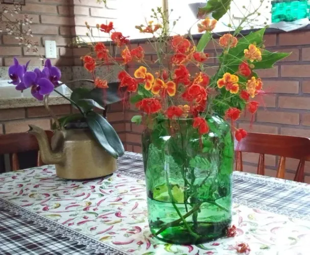 garrafão reciclado para decoração