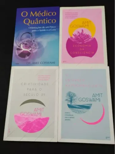 Livros Lote Kit C/4 - Física Quântica - Amit Goswami