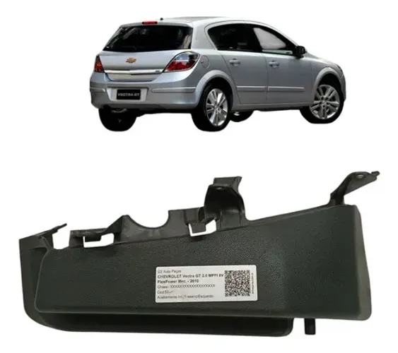 Moldura Tampão Bagagito Traseiro Esquerdo Vectra Gt 2009