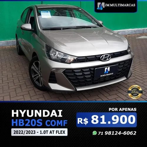 Hyundai HB20S Comfort Plus 1.0 TB Flex 12V AUT 2023
