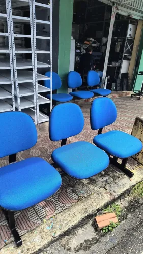 Móveis de aço, cadeira, armários para escritório 