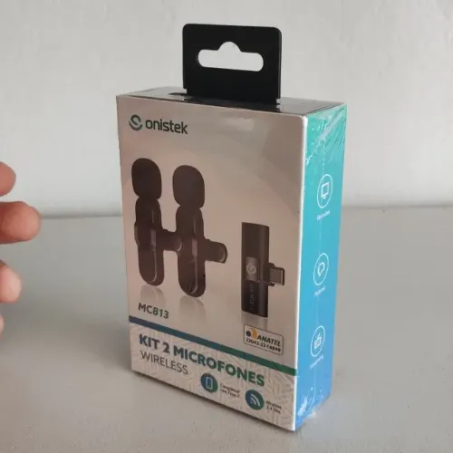 MICROFONE LAPELA DUPLO