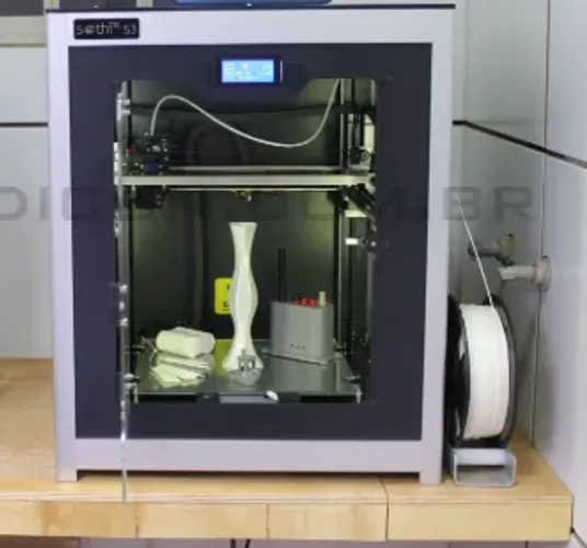 Impressora Industrial 3D Sethi S3 800h de uso + Consultoria para iniciante Gratuita