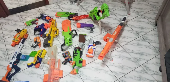 Lote de 17 Nerf
