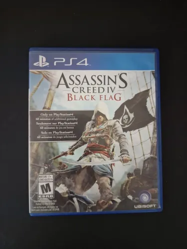 Assassins Creed 4 Black Flag PS4 Midia Fisica( ACEITO CREDISHOP)