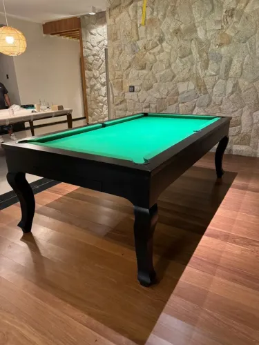 Mesa de Sinuca luiz XV com gaveteiro 