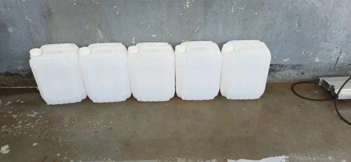 Bombonas Plásticas Brancas 20 Litros Usadas Uma Unica Vez.