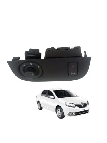 Comando Retrovisor Elétrico Renault Logan 2016 2017
