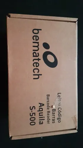 Leitor de código de barras com suporte Bematech S-500 USB preto