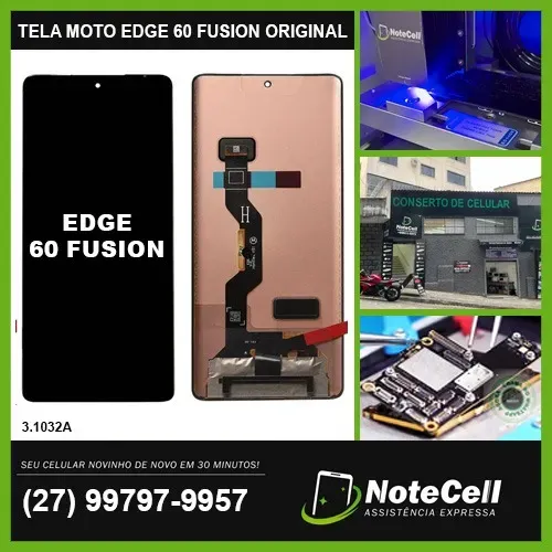 Tela / Display Moto Edge 60 Fusion Original Nacional - Instalação em 30 minutos!!!