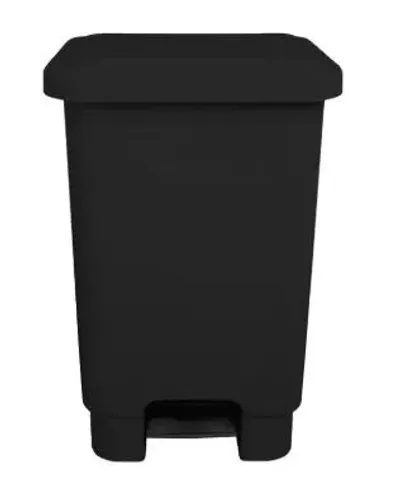 Lixeira Com Pedal 50L - Preto