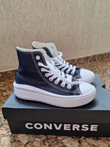 Chuck Taylor All Star Move Preto - Cano Alto - 34