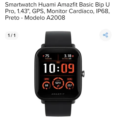 Relógio GPS Amazfit