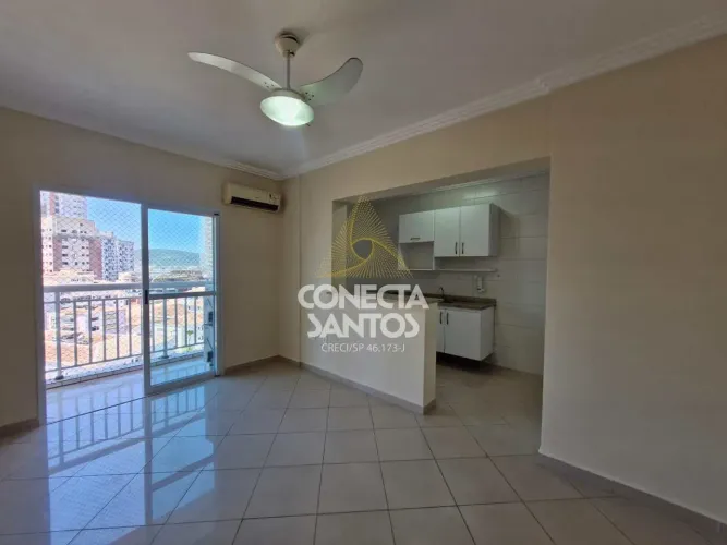 Apto com 1 quarto, P. da Praia, Santos, Cod: 1749