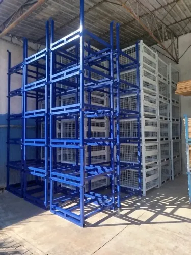Caixa Aramada Gaiola Container Rack Armazenamento