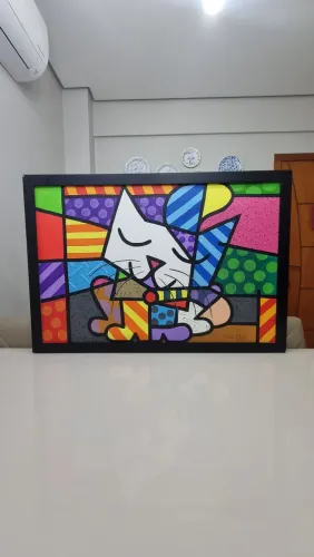 Quadro - Gato Romero Britto