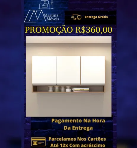 GRANDE PROMOÇÃO* ARMÁRIO 1.20 SOLUZIONE ENTREGA GRÁTIS ACEITA CARTÃO 