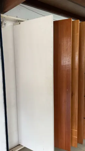 Porta de madeira branca lisa primer- 60/70/80
