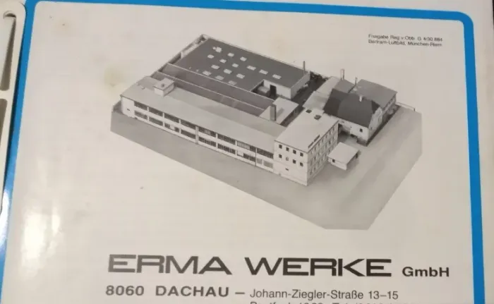 Antigo Catálogo Original da Erfurter Maschinenfabrik (Erma Werke) - Raridade - 1985.