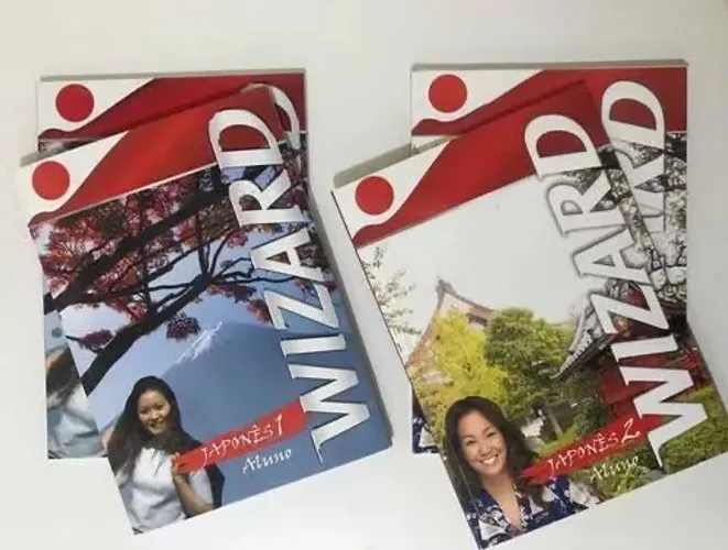 Livro wizard Japonês 1, 2 e 3