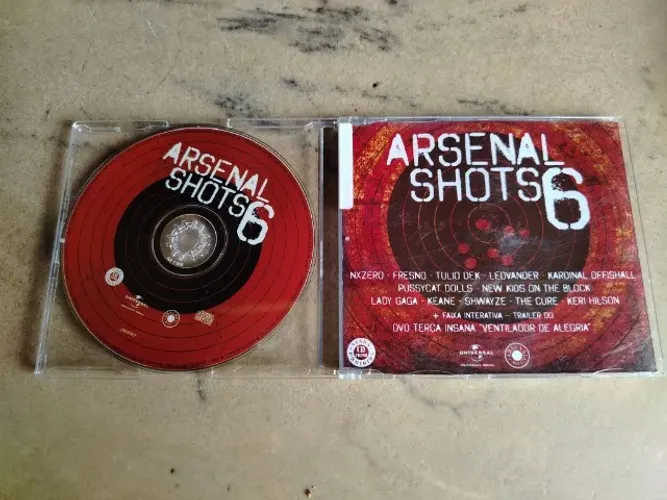 Arsenal Shots Cds Promocionais Volume 1, 2 e 6 Lote