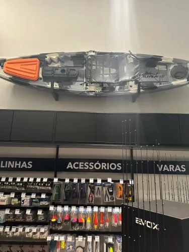 Suporte para Caiaque Reforçado em Metalon 40x40 - Preto Fosco