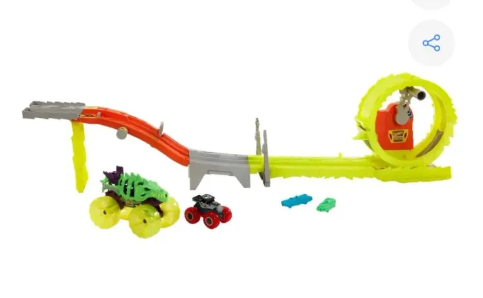 Pista Hot Wheels Monsters Trucks Energia de Demolição Mattel