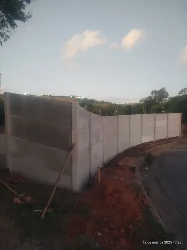 Muro de concreto, pré moldado 