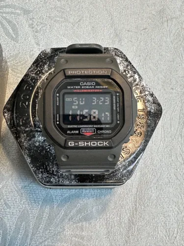 relógio casio g-shock masculino cinza dw-5610 original 