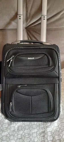Mala de Viagem Pequena Preta marca Baolai
