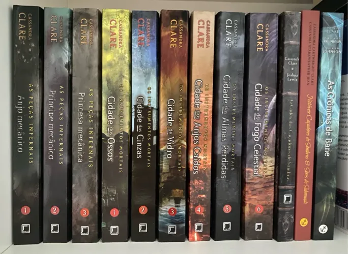 Cassandra Clare (12 livros) - Instrumentos, Peças, Codex, Bane, Notáveis Caçadore