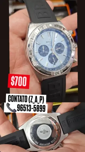 Relógio BREITLING ALTA RELOJOARIA MULTIFUNCIONAL FUNDO AZUL TIFANY 