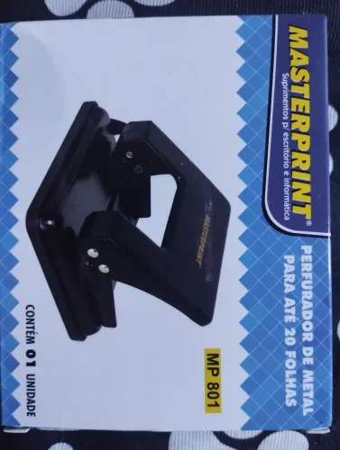 Perfurador Furador de Papel MasterPrint dois furos