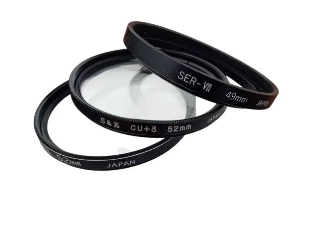 Kit 3 Filtros S&K CU+3 52mm e SER-VII 49mm - Japan