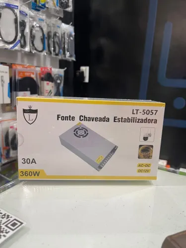 Fonte Chaveada Estabilizadora 30A 360W - Fazemos Entregas