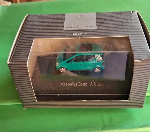 Mercedes-Benz A-Class W168 Green W 168 1997-2004 Ho H0 1/87 Herpa Model Car