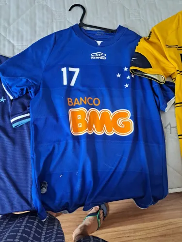 Camisa Cruzeiro 17 Olympikus Banco BMG