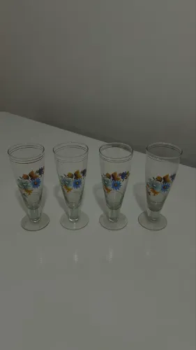 4 taças decoradas