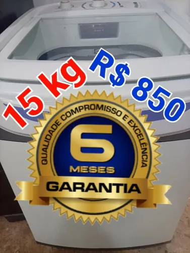 Máquina de lavar Brastemp/Electrolux/Consul 15 kg