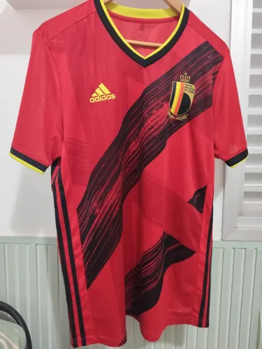 Camisa Bélgica 2020/21 Adidas Original. Tamanho M