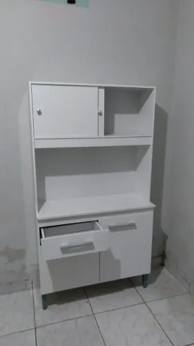 promoção armário de cozinha pequeno 90 cm para apartamento kit net pronta entrega