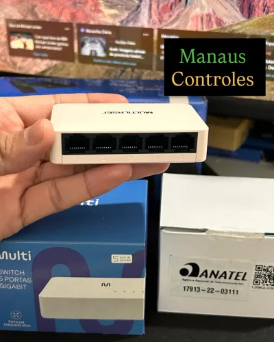 Switch de Rede Internet RJ45 5 Portas 10/100/1000 - Promoção