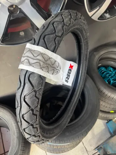 PNEU XBRI 90/90-18 COM CÂMARA DE AR (instalado)