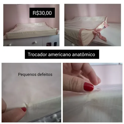 Trocador americano anatômico para cômoda