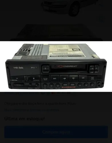Toca fitas original Chevrolet com bluetooth