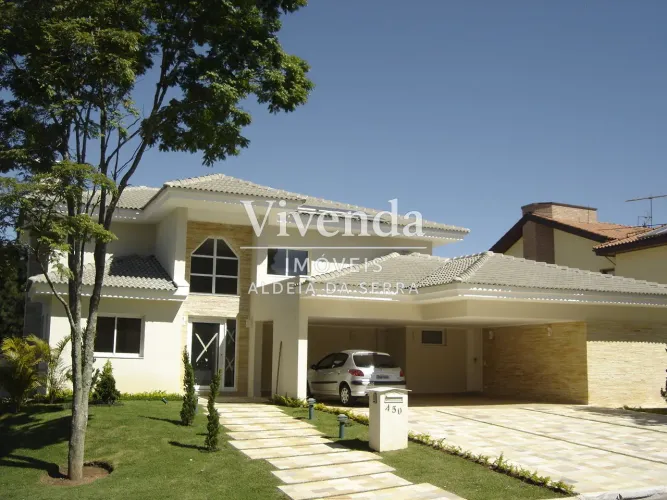 Casa para locação no Morada dos Pinheiros ? Aldeia da Serra ? 600 m² construída ? 4 suítes