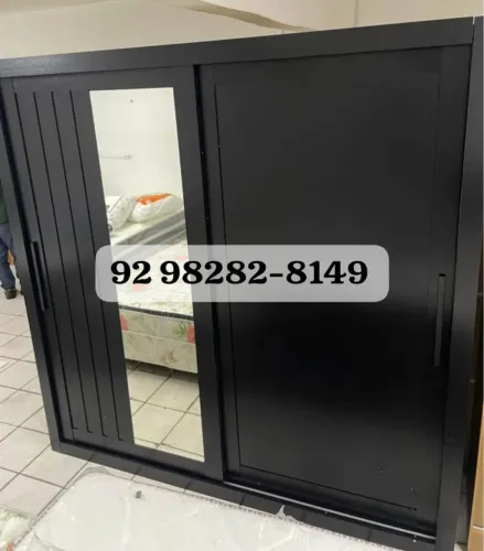 guarda roupa com porta de correr e entrega imediata