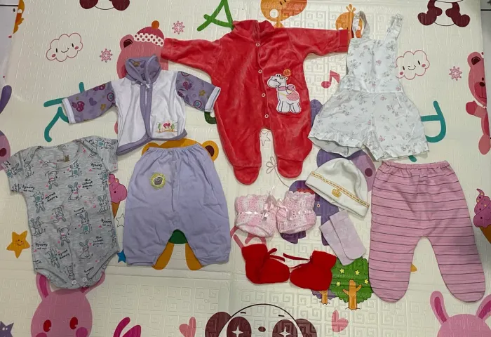 Lote de roupas menina RN/P 