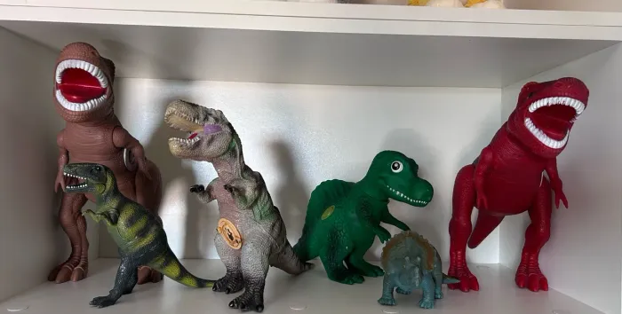 Kit 6 dinossauros