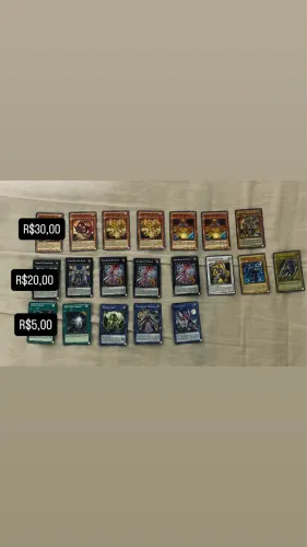 Yu-Gi-Oh! 20 Cartas Originais Inglês